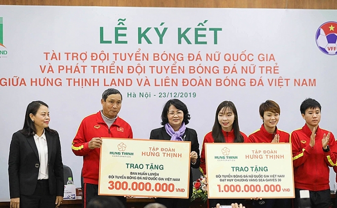 doi tuyen bong da nu viet nam nhan goi tai tro khung cho giac mo world cup