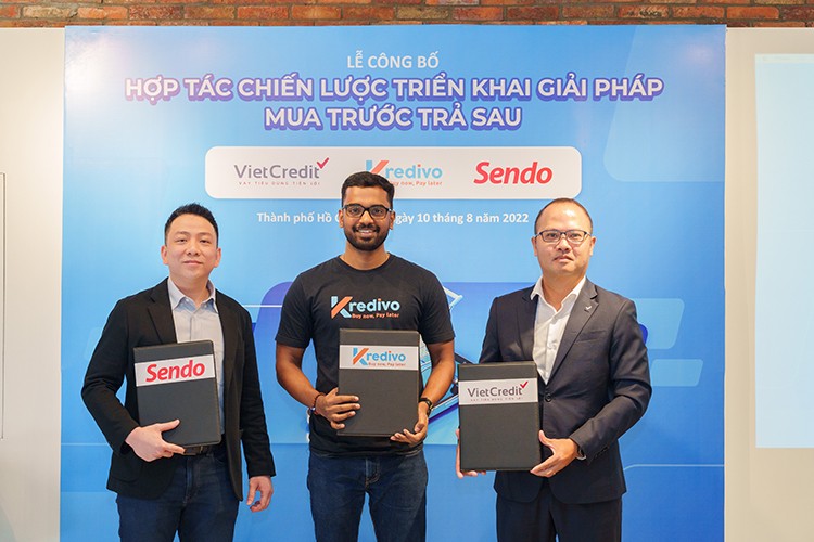 Kredivo và VietCredit hợp tác cung cấp dịch vụ mua trước trả sau trên sàn thương mại điện tử Sendo