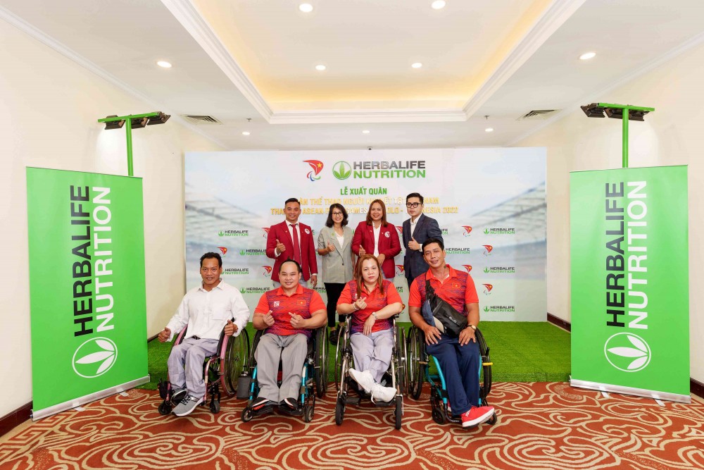 Herbalife Việt Nam đồng hành cùng 120 vận động viên tham gia ASEAN Para Games