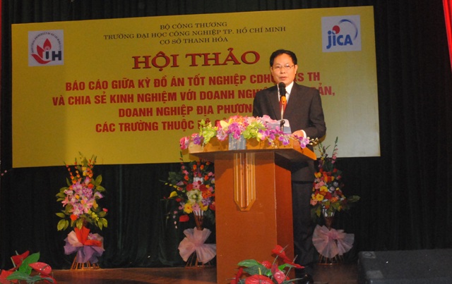 Sinh viên Đại học Công nghiệp TP.Hồ Chí Minh báo cáo giữa kỳ Đồ án lớp KOSEN - Dự án JICA