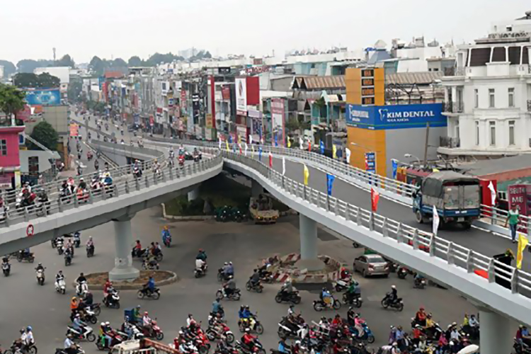 Thông xe cầu vượt hình chữ Y ngã 6 Gò Vấp, xóa điểm đen ùn tắc