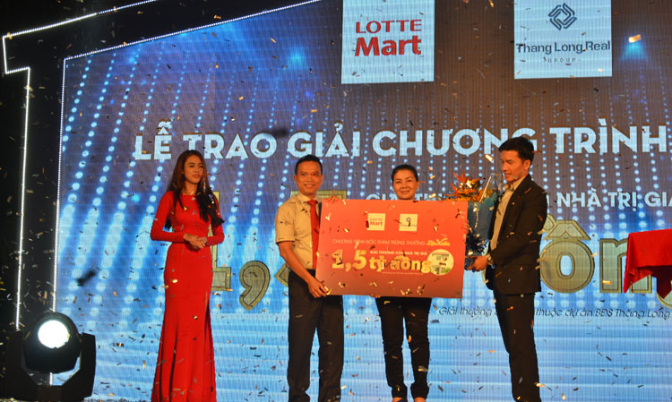 Lotte Mart trao thưởng căn nhà 1,5 tỷ đồng cho khách hàng