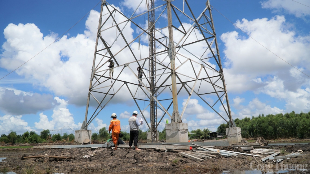 Đường dây 220kV Kiên Bình - Phú Quốc chậm thi công vì vướng mặt bằng