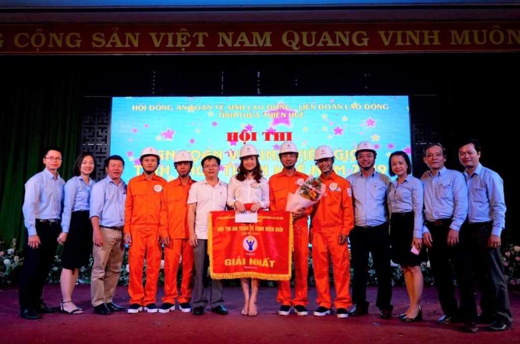 PC Thừa Thiên Huế đạt giải nhất Hội thi An toàn vệ sinh viên giỏi năm 2019