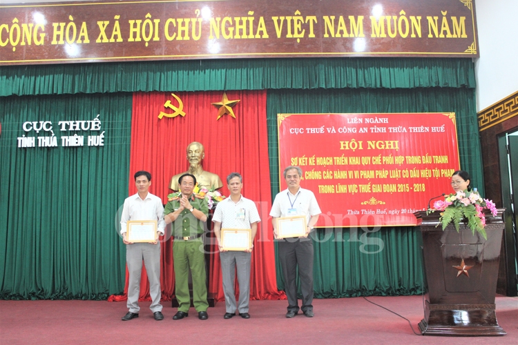 thua thien hue ky ket quy che phoi hop hanh vi vi pham linh vuc thue