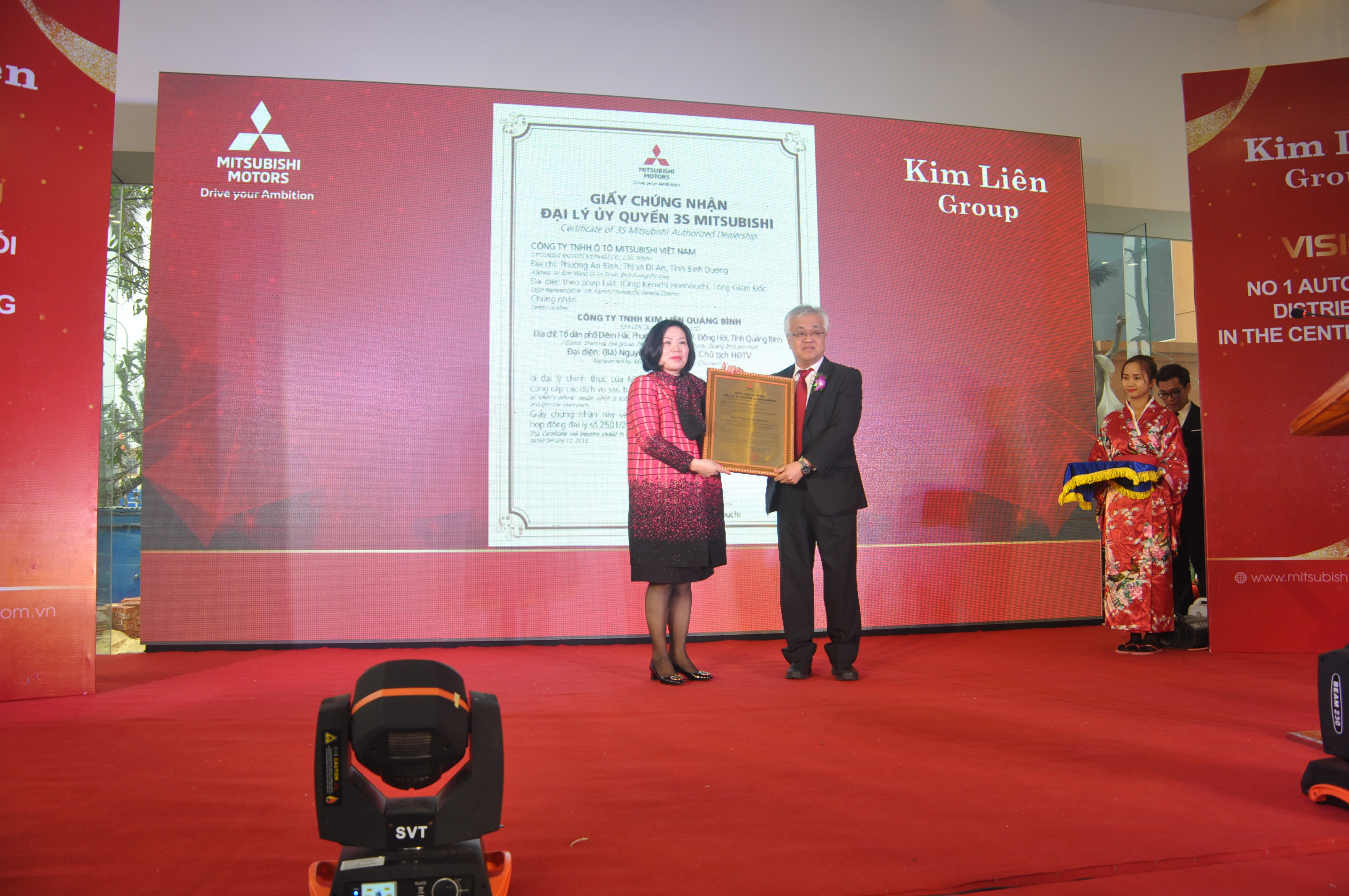 Khai trương Đại lý 3S Mitsubishi Kim Liên Quảng Bình