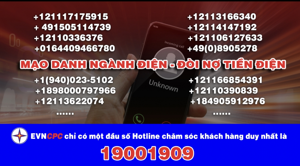 Tiếp tục phát hiện nhiều số điện thoại giả danh gọi đòi tiền điện tại miền Trung - Tây Nguyên