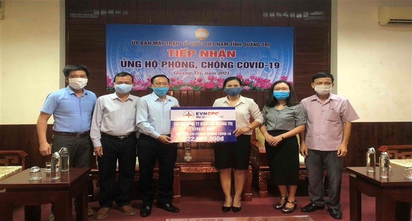 EVNCPC tiếp tục ủng hộ gần 4,3 tỷ đồng vào Quỹ vắc xin phòng, chống Covid-19