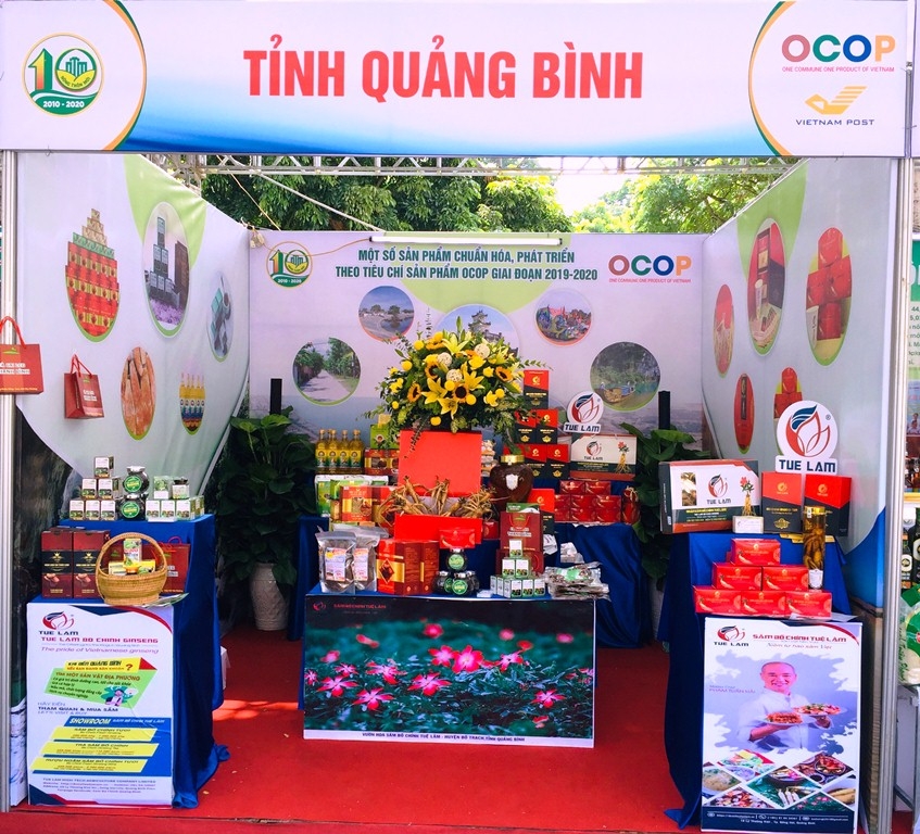 sam bo chinh tue lam dai dien cho quang binh tham gia festival ocop