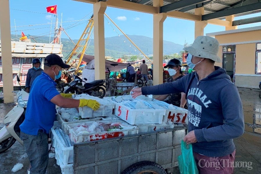 Cảng cá lớn nhất miền Trung nhộn nhịp cuối năm Cảng cá lớn nhất miền Trung nhộn nhịp cuối năm