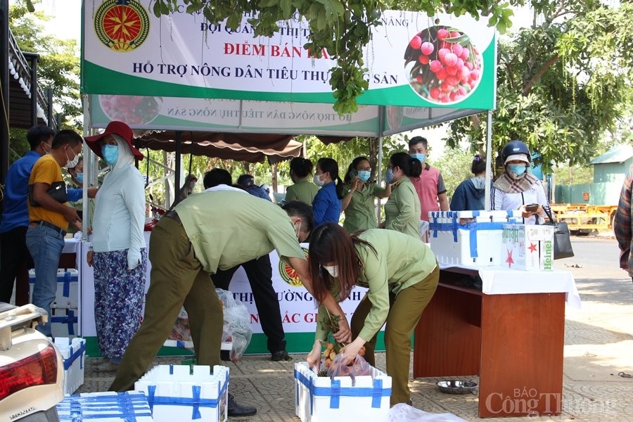 Đà Nẵng: Chung tay hỗ trợ tiêu thụ vải thiều cho nông dân Bắc Giang, Hải Dương