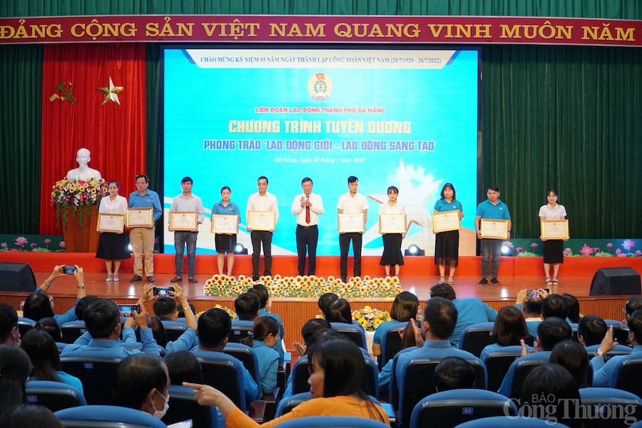 Thành phố Đà Nẵng vinh danh lao động giỏi, lao động sáng tạo