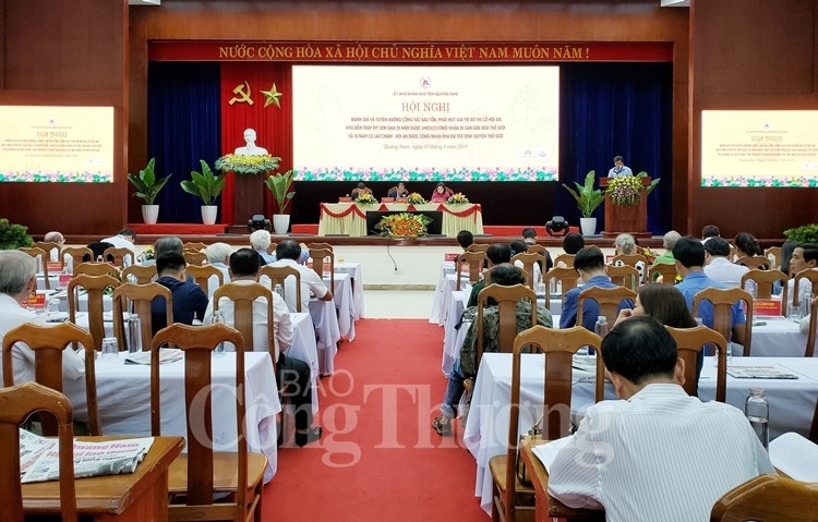 quang nam vinh danh cac ca nhan tap the uu tu trong cong tac bao ton va phat huy di san