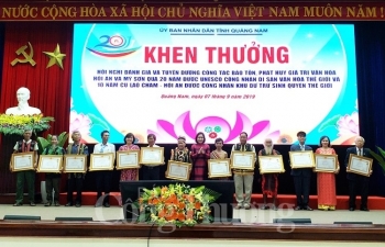 quang nam vinh danh cac ca nhan tap the uu tu trong cong tac bao ton va phat huy di san