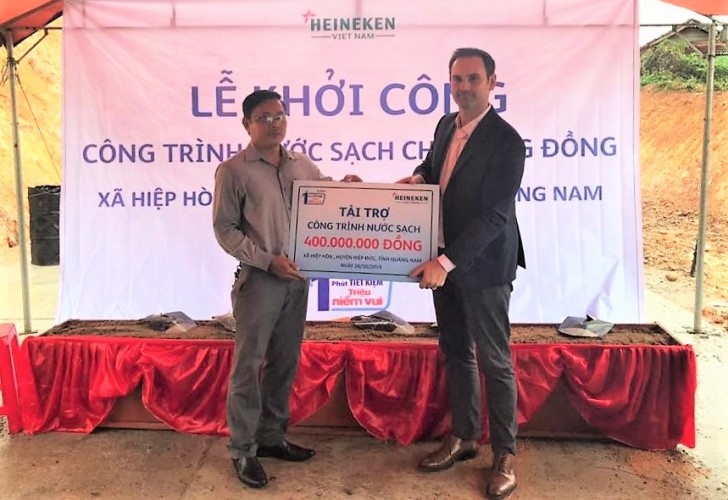 khoi cong cong trinh nuoc sach tai xa mien nui hiep hoa quang nam