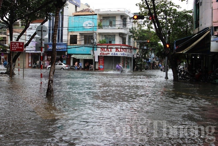 mua lon tpda nang ngap trong bien nuoc