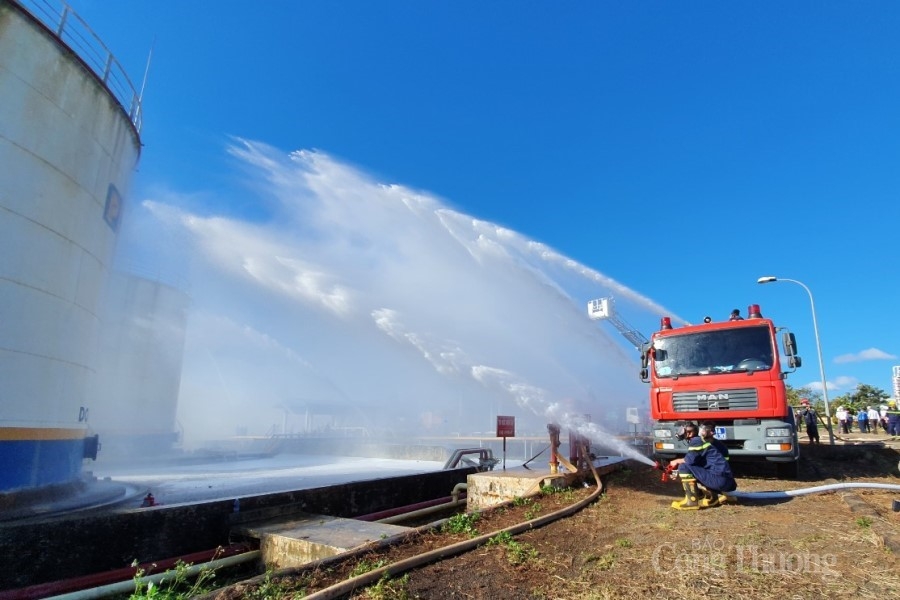 Gia Lai: Diễn tập ứng phó sự cố hóa chất năm 2021 Gia Lai: Diễn tập ứng phó sự cố hóa chất năm 2021