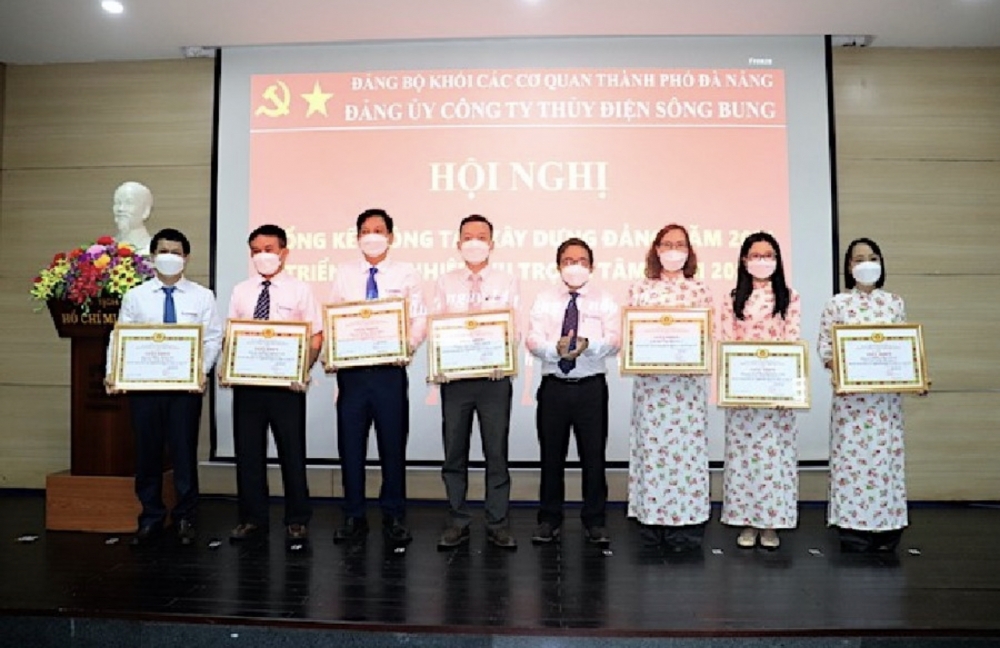 Công ty Thủy điện Sông Bung tổ chức Hội nghị công tác xây dựng Đảng năm 2022