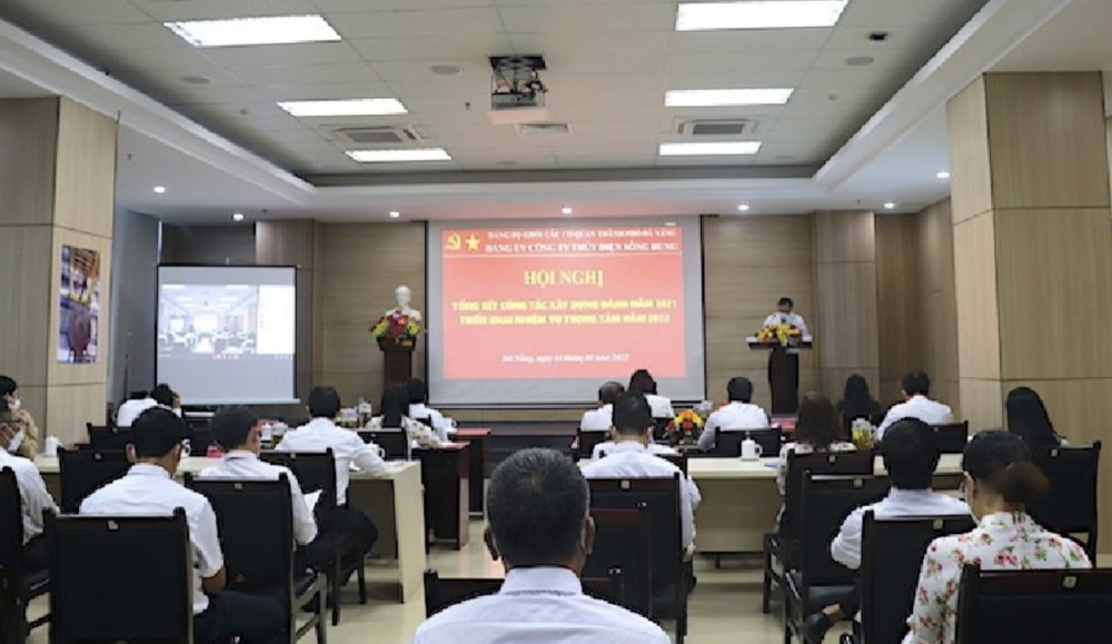 Công ty Thủy điện Sông Bung tổ chức Hội nghị công tác xây dựng Đảng năm 2022