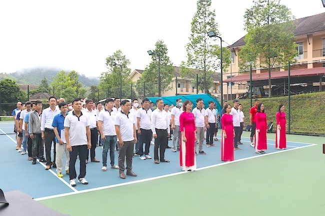 Công ty Thủy điện Sông Bung tổ chức Hội thao mừng sinh nhật Bác và hưởng ứng Tháng công nhân