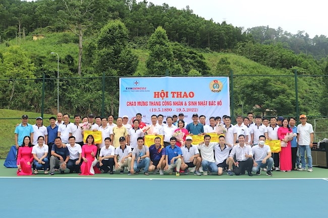 Công ty Thủy điện Sông Bung tổ chức Hội thao mừng sinh nhật Bác và hưởng ứng Tháng công nhân