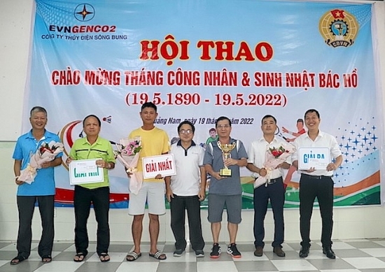 cong ty thuy dien song bung to chuc hoi thao mung sinh nhat bac va huong ung thang cong nhan