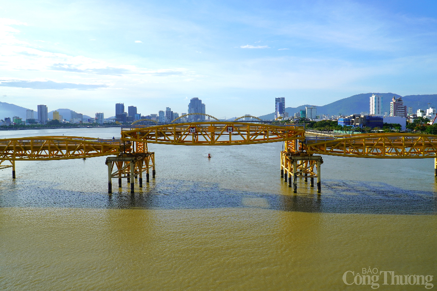 Cây cầu có nhiều dấu ấn nhất Đà thành nâng nhịp phục vụ du lịch