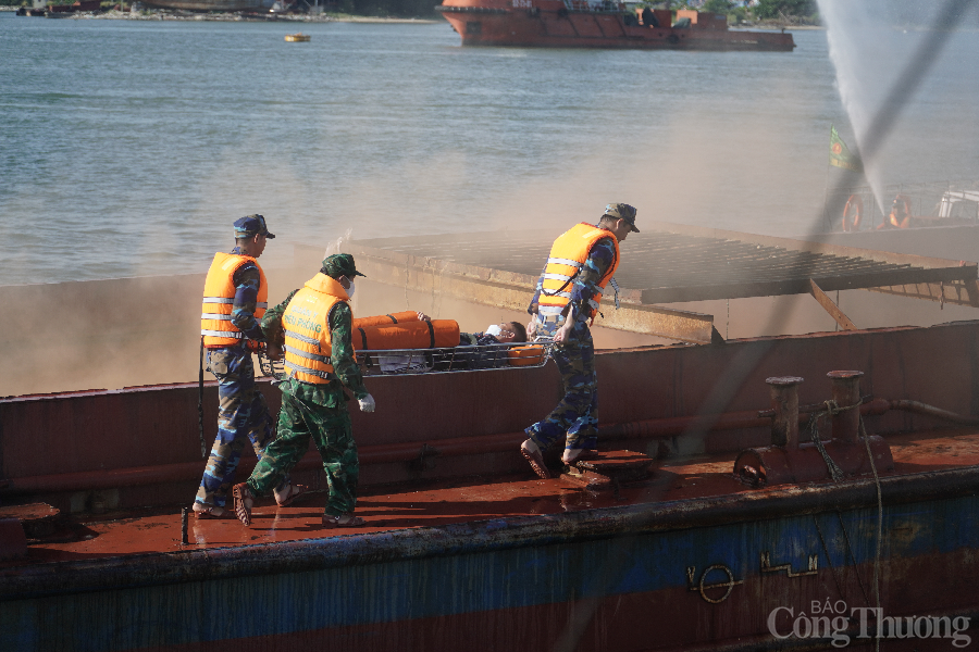Đà Nẵng tổ chức diễn tập ứng phó sự cố tràn dầu