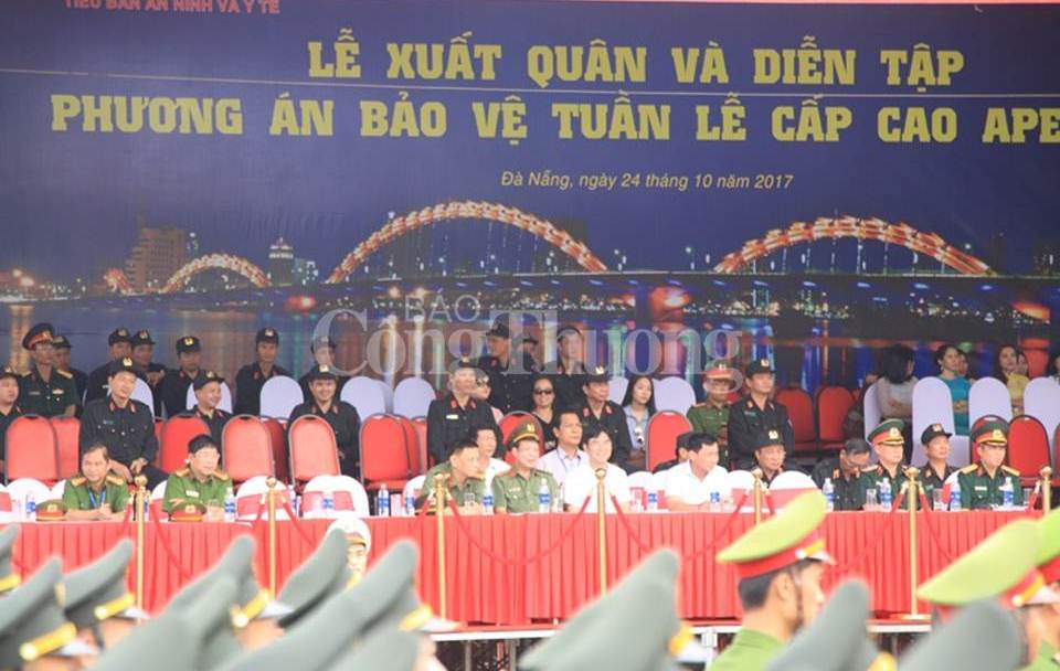 Tổng diễn tập bảo vệ an ninh trật tự Tuần lễ cấp cao APEC 2017