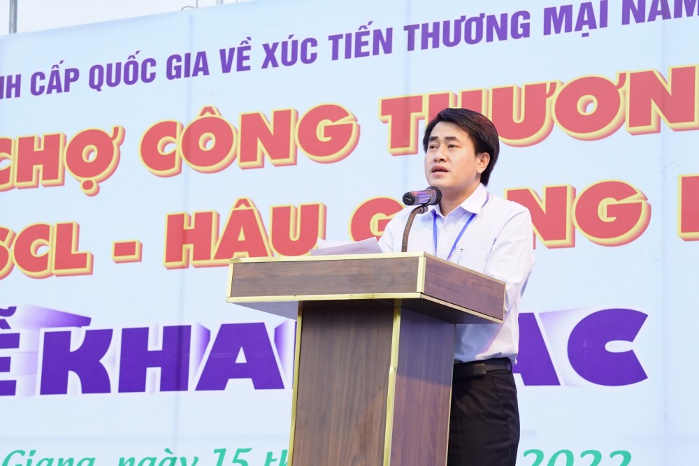 Khai mạc Hội chợ Công Thương khu vực Đồng bằng sông Cửu Long - Hậu Giang 2022