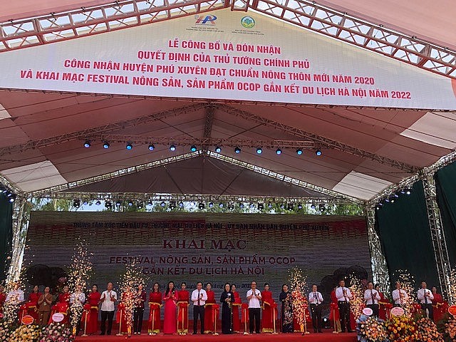 Khai mạc Festival nông sản, sản phẩm OCOP gắn kết du lịch Hà Nội