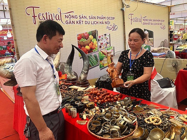 Khai mạc Festival nông sản, sản phẩm OCOP gắn kết du lịch Hà Nội