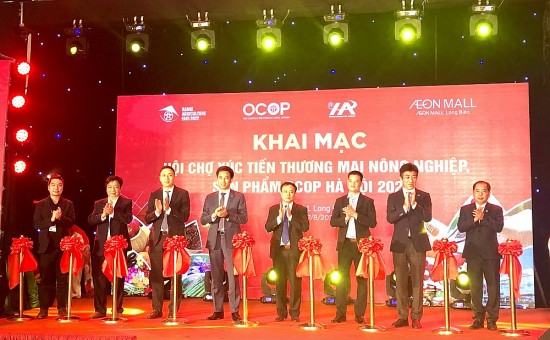 Khai mạc Hội chợ Xúc tiến thương mại nông nghiệp, sản phẩm OCOP thành phố Hà Nội năm 2022