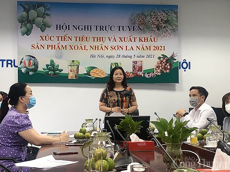 Xoài, nhãn Sơn La vượt “bão” Covid-19 bằng kênh thương mại điện tử