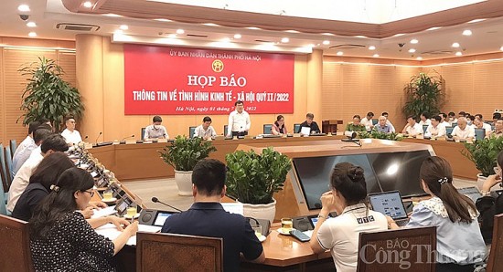 Hà Nội: Họp báo thông tin về tình hình kinh tế xã hội quý II/2022