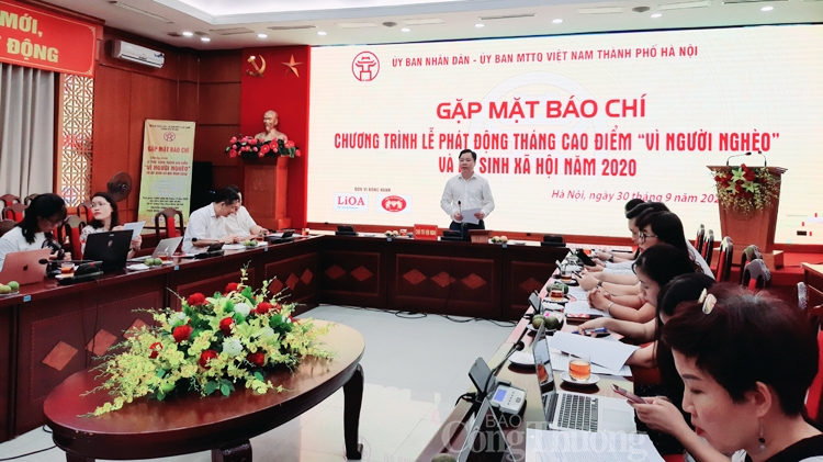 Phát động Tháng cao điểm “Vì người nghèo” và an sinh xã hội TP Hà Nội năm 2020