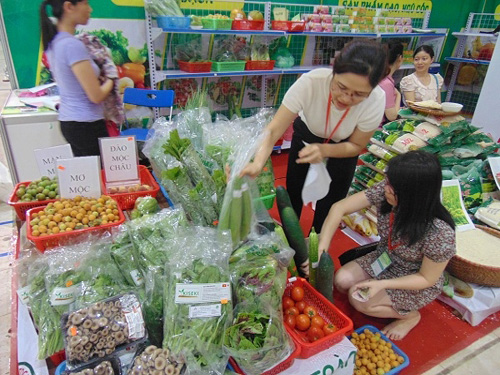 Nông sản an toàn các vùng miền đổ bộ về thủ đô