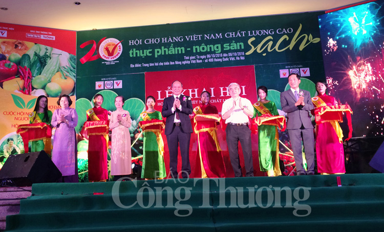 Khai mạc Hội chợ thực phẩm – nông sản sạch 2016