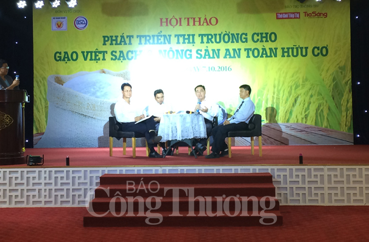 Tìm hướng phát triển thị trường cho gạo Việt sạch và và nông sản an toàn