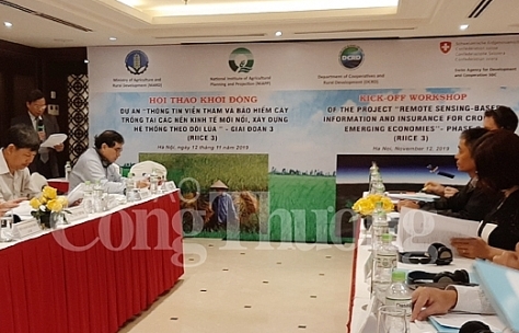 Khởi động giai đoạn 3 dự án RIICE về Hệ thống thông tin viễn thám và bảo hiểm nông nghiệp