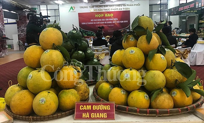sap dien ra hoi cho nong san cam sanh ha giang quyt bac kan nam 2018