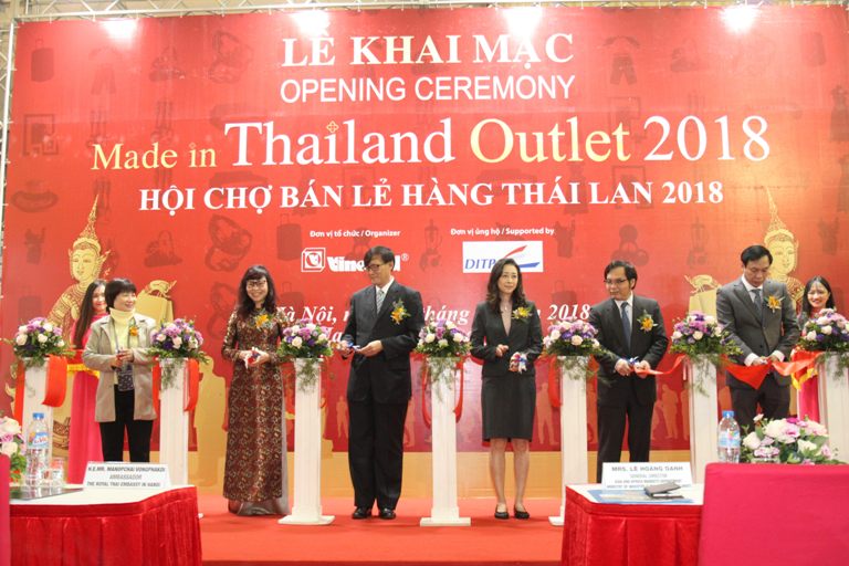 Khai mạc Hội chợ bán lẻ hàng Thái Lan Outlet 2018