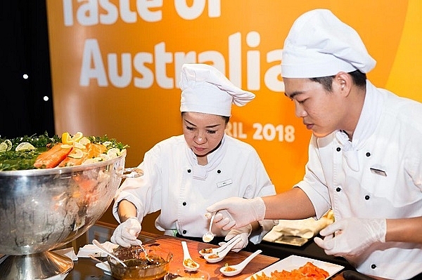 quang ba am thuc australia tai viet nam