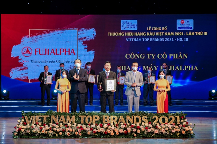 FUJIALPHA xứng danh Top 10 thương hiệu hàng đầu Việt Nam