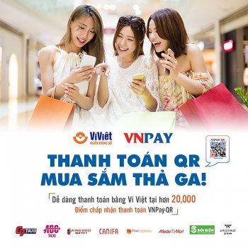 Ví Việt: Thanh toán QR – Mua sắm thả ga