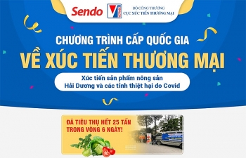sendo chung tay ho tro tieu thu 25 tan nong san hai duong sau 6 ngay