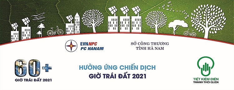 PC Hà Nam triển khai nhiều hoạt động hưởng ứng Giờ Trái đất năm 2021