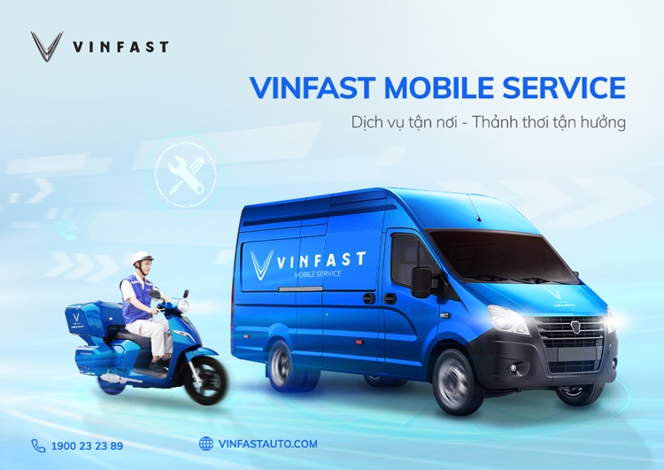 Dịch vụ Mobile Service cho xe máy điện của VinFast cDịch vụ Mobile Service cho xe máy điện của VinFast chinh phục người tiêu dùng Việthinh phục người