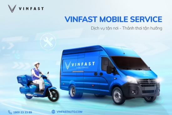 dich vu mobile service cho xe may dien cua vinfast chinh phuc nguoi tieu dung viet