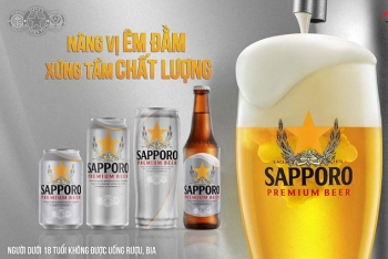 sapporo viet nam ra san pham sapporo premium beer doi moi